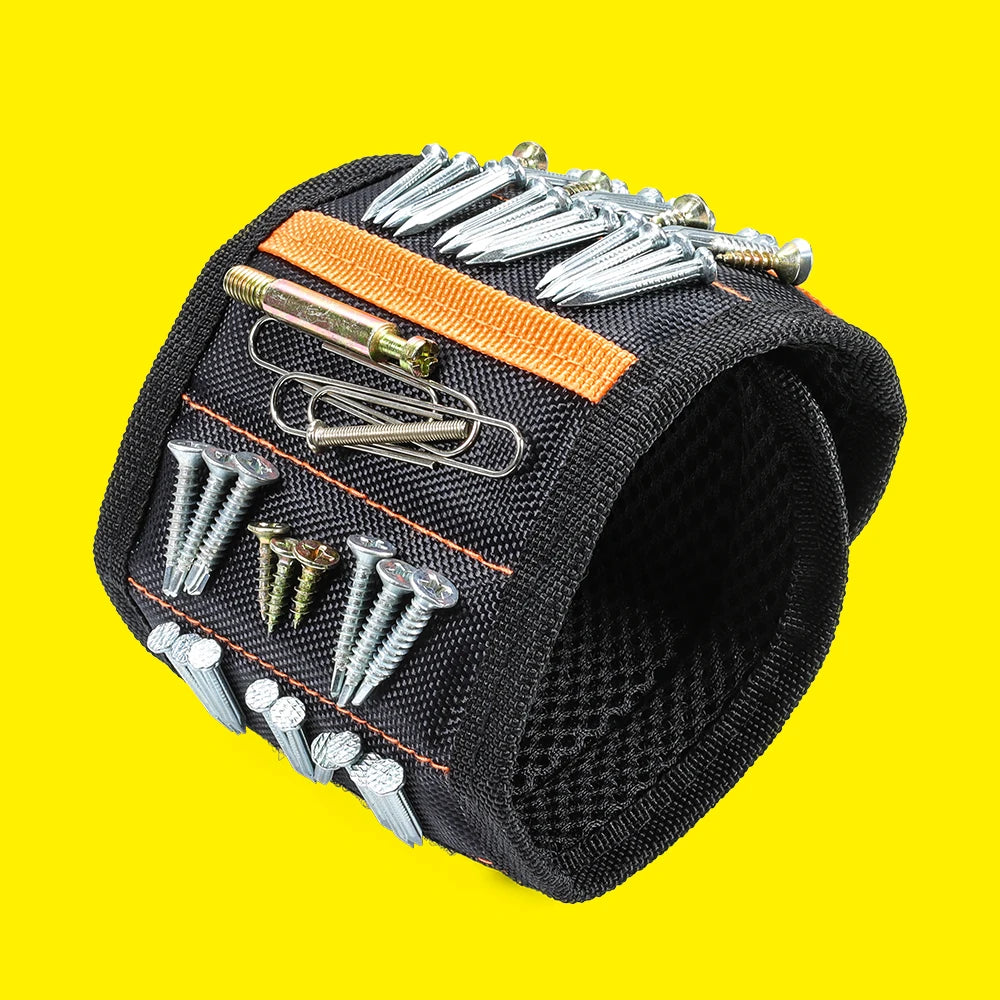New Magnetic Tool Wristband Comfortable Magnetic Wristband Strong Tool Belt Magnets Wristband for Holding Screws