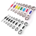 Magnetic Measuring Spoon Teaspoons Stainless Steel Baking Kitchen Measuring Spoons Set