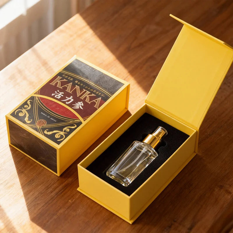 Custom logo Luxury Design Size Hot Stamping Empty Cosmetics Skin Care Perfume Essential Oil Fragrance Packaging Gift Paper Box