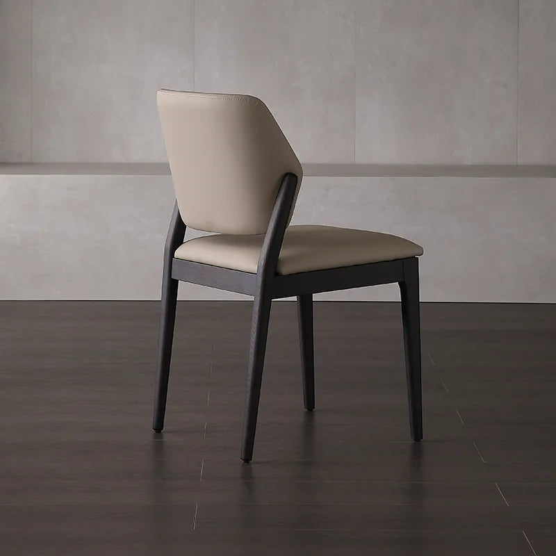 2022 Modern Leather Wooden Dining Chair Comfortable Home Office Warehouse Home Bar Apartment Gym Furniture with Cooling Feature