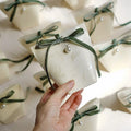 Ribbon Decoration Small Paper Box Printing Elegant Wedding Favor Boxes