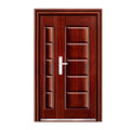 Chinese Design Steel Main Entry Security Door with Side Opening and Finished Surface for Residential Use