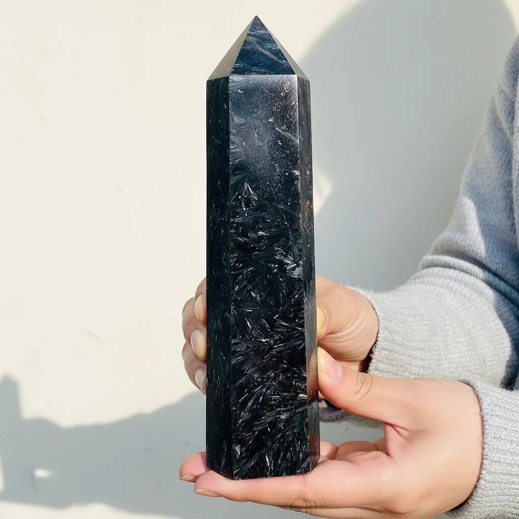 Natural Firework Crystal Point Wand Spiritual Healing Stone Large Firework Towers for Decoration