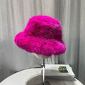 Mexican Party Hat Winter Faux Fox Fur Hats Raccoon Russian Outdoor Thick Animal Fur Hats