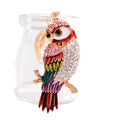 Wholesale Glitter Crystal Rhinestone Animals Owl Keychain Keyring Multi Colors Bling Sparkly Diamond Enamel Big Eye Owl Keychain