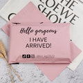 Oem Odm Plastic pink Mailing Envelopes Polythene Courier Packing Pouch Postage Shipping Bag With Custom Logos