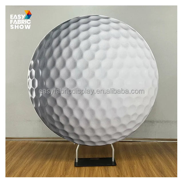 Beautiful Aluminium Photobooth Circular Display Rack Round Backdrop for Photographers' Backgrounds