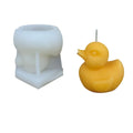3D Duck Candle Silicone Molds Animal Resin Casting Mold for DIY Candle Polymer Clay Craft Home Decoration