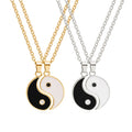 Valentine's Day Couples Jewelry Tai Chi Necklaces Bracelet Yin Yang Pendant Puzzle Piece Couple Friends Choker Yin Yang Necklace