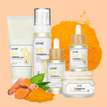 Factory OEM Private Label  Skin Care Organic Anti-acne Serum Oil Facial Cleanser Whitening Face Care Turmeric Skin Care Set