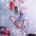 Private Label Vegan Christmas Hydrating Lip Care Clear Gloss Plumper Lip Oil Moisturizing