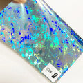 20x120cm Holographic Mirror Effect Plaid Broken Glass Holographic PU Leather Rolls Waterproof for Making Sofa Gift Cover Bag