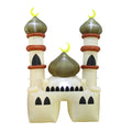 Islamic Cathedral LED Event Party Custom Courtyard Eid Crescent Wishing Kareem Inflatable Ramadan Decoration