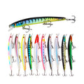 SNEDA Fishing Hard Lure 13.5cm 15.4g Minnow Lure Freshwater Saltwater Long Casting Floating Bass Lure Plastic OPP Bag 10 Colors