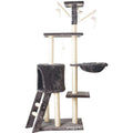 Tall Cat Tree Indoor Climbing Activity Cat Tower with Scratching Post Pet Cat Tree Tower Large Luxury