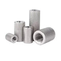 Hot Sale Custom M4 M5 M6 M8 M10 M20 304 Stainless Steel/Carbon Extend Long Knurled Round Coupling Nut Galvanized Finish
