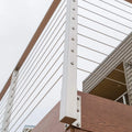 YL Hot Sale Modern Satin Side Mounted Cable Railing for Balcony Stainless Steel Balustrade Safety Fence