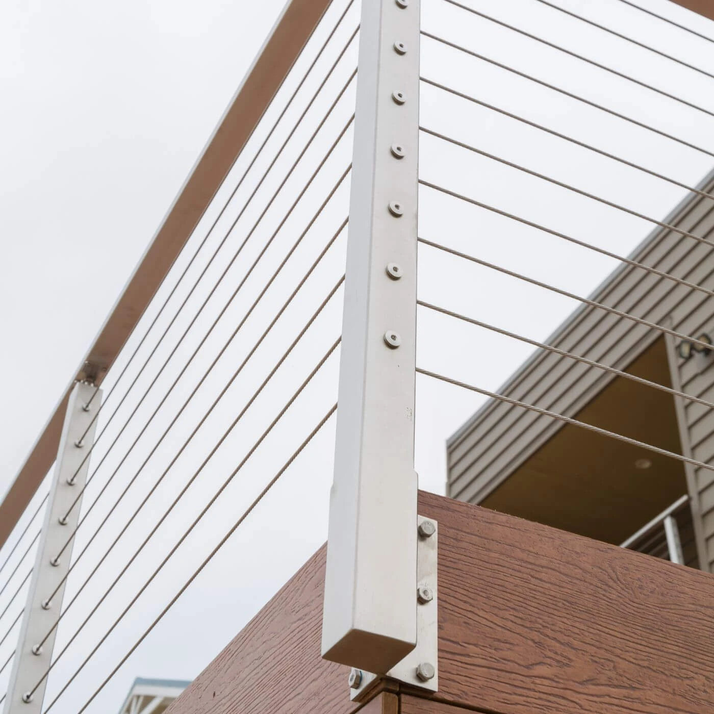 YL Hot Sale Modern Satin Side Mounted Cable Railing for Balcony Stainless Steel Balustrade Safety Fence