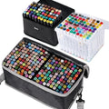 Yihuale 262 Colors Dual Tip Alcohol Based Permanent Waterproof Refillable Marker Pen Set
