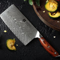 7 Inch Professional Cleaver Knives 67 Layers High Carbon Steel Damascus Butcher Knife
