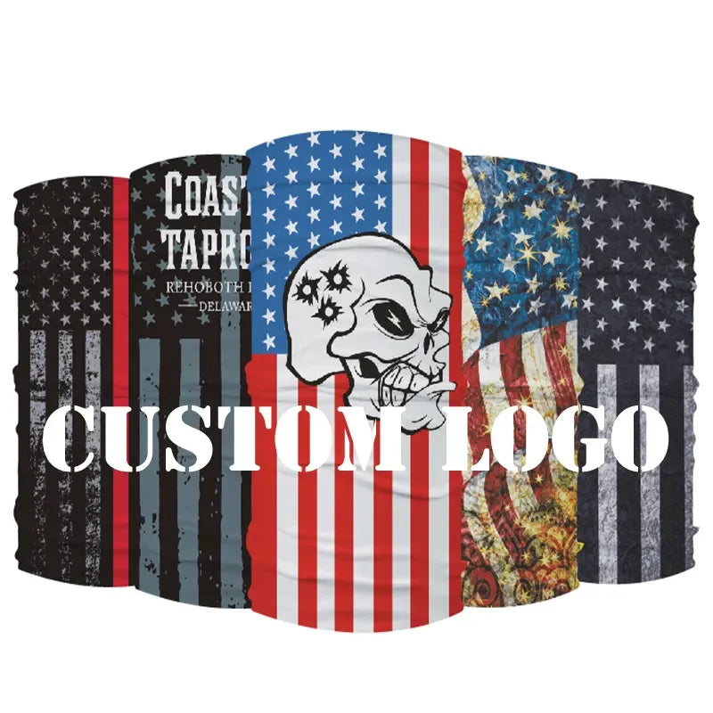 Wholesale High Quality Ice Silk Cool Summer Cooling Neck Gaiter Face Scarf Bandana for Running Custom Design Bandana