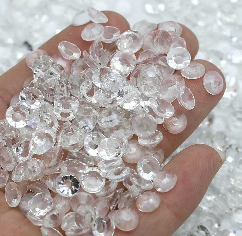 2024 New Resin Transparent Rhinestones Glow in the Dark Flatback Luminous Rhinestones