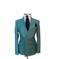 Men Suits 2 Pieces Wide Shawl Lapel New  Blazers Wedding Groom Prom Dresses Party Costume Homme TailoreMade Jacket+Pant