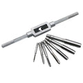 Metric Thread Machine Taps Set Hand Screw Thread Plug Taps With Adjustable Tap Wrench(Just Wrench)