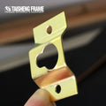 200-Pack Heavy Duty Iron Backboard Frame Hook 18*29MM Photo Frame for Displaying and Hanging Artwork