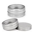 60ml Containers Aluminum Tins Cosmetic Mint Aluminum Jar Empty Lip Balm Custom logo Tin  Box Packaging