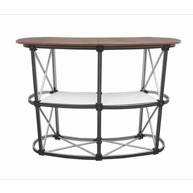 Pop up 2x2 Reception Portable Aluminum Trade Show Promotion Sales Counter Podium