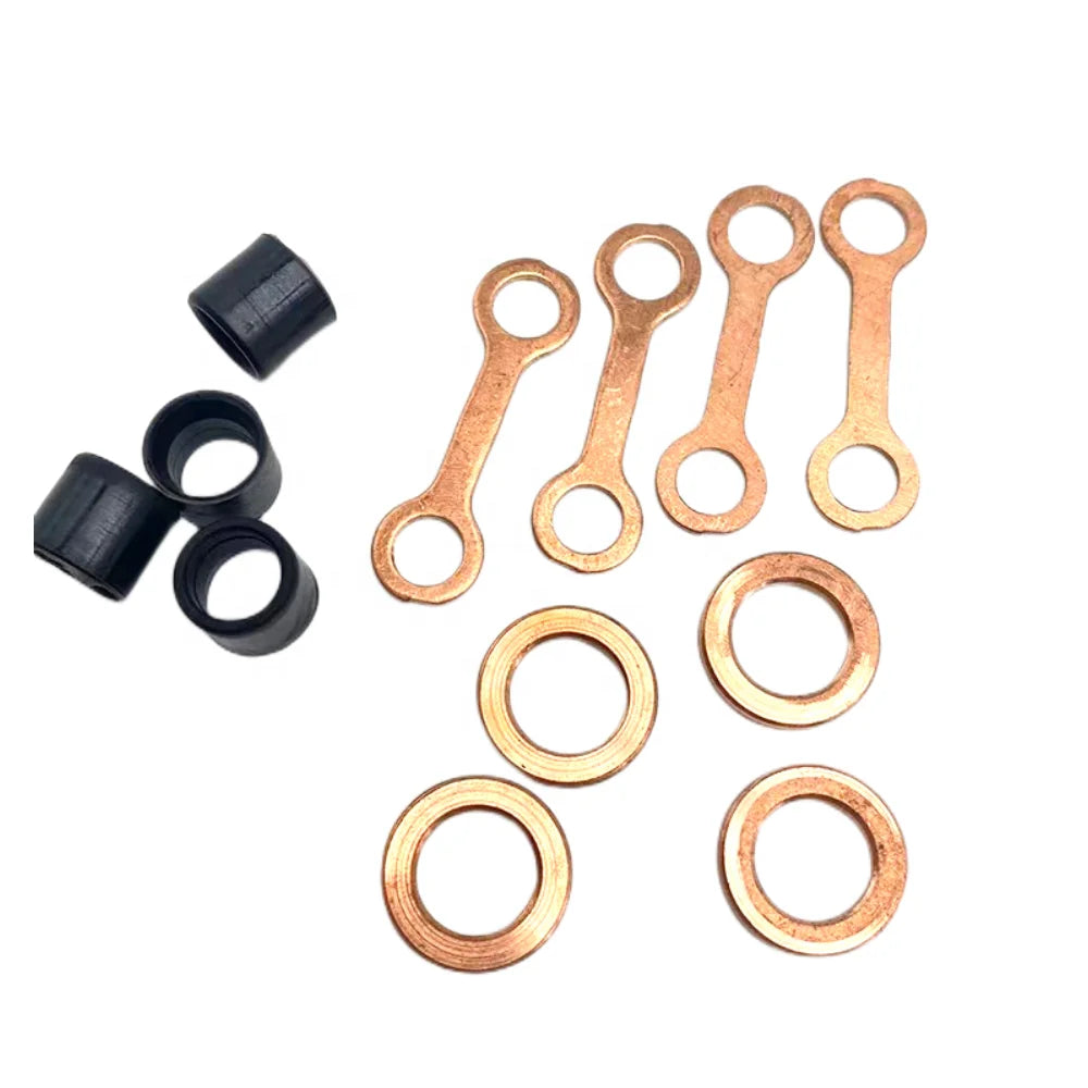 For 4TNV94 98 3TNV88 Fuel Injector Rubber Sleeve Valve Chamber Cover Rubber Strip Fuel Injector Repair Kit
