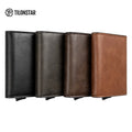 Wholesale Hot Style Slim Card Case Business Pop up Aluminum Card Holder Rfid Credit Wallet Card Holder