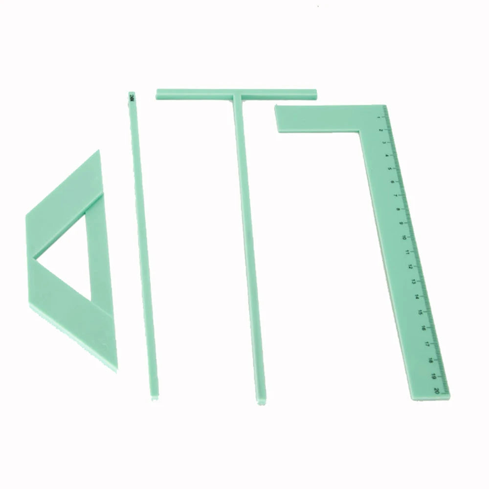 Diary Planner and Photo Album Cover-making Kit Positioning Ruler and Multifunctional Ruler for DIY Covers.