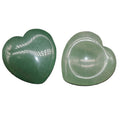DIY 40mm Custom Natural Green Aventurine Worry Stone Gemstone Healing Crystals Heart Worry Stones Thumb Crystal