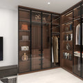 Balom Wardrobe Bedroom Furniture Modular Wooden Custom Modern Design Walk in Closet  Glass Wardrobe