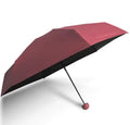 Cheap Manual 3 Fold Umbrella in Purple Color Sunshade Manual Umbrella 27 Inch Plastic Handle