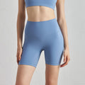 Women's High Waist Yoga & Running Sport Shorts Elastic Waist Fitness Stretchy Sportswear