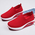 New Women's Casual Sports Air Cushion Mom Shoes Rocking Shoes Slip-Resistant Knitted Women's Shoes