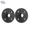 Hot Sale 1/2 3/4 and 1 Inch Black and Original Color Cast Iron Pipe Fittings Floor Flanges