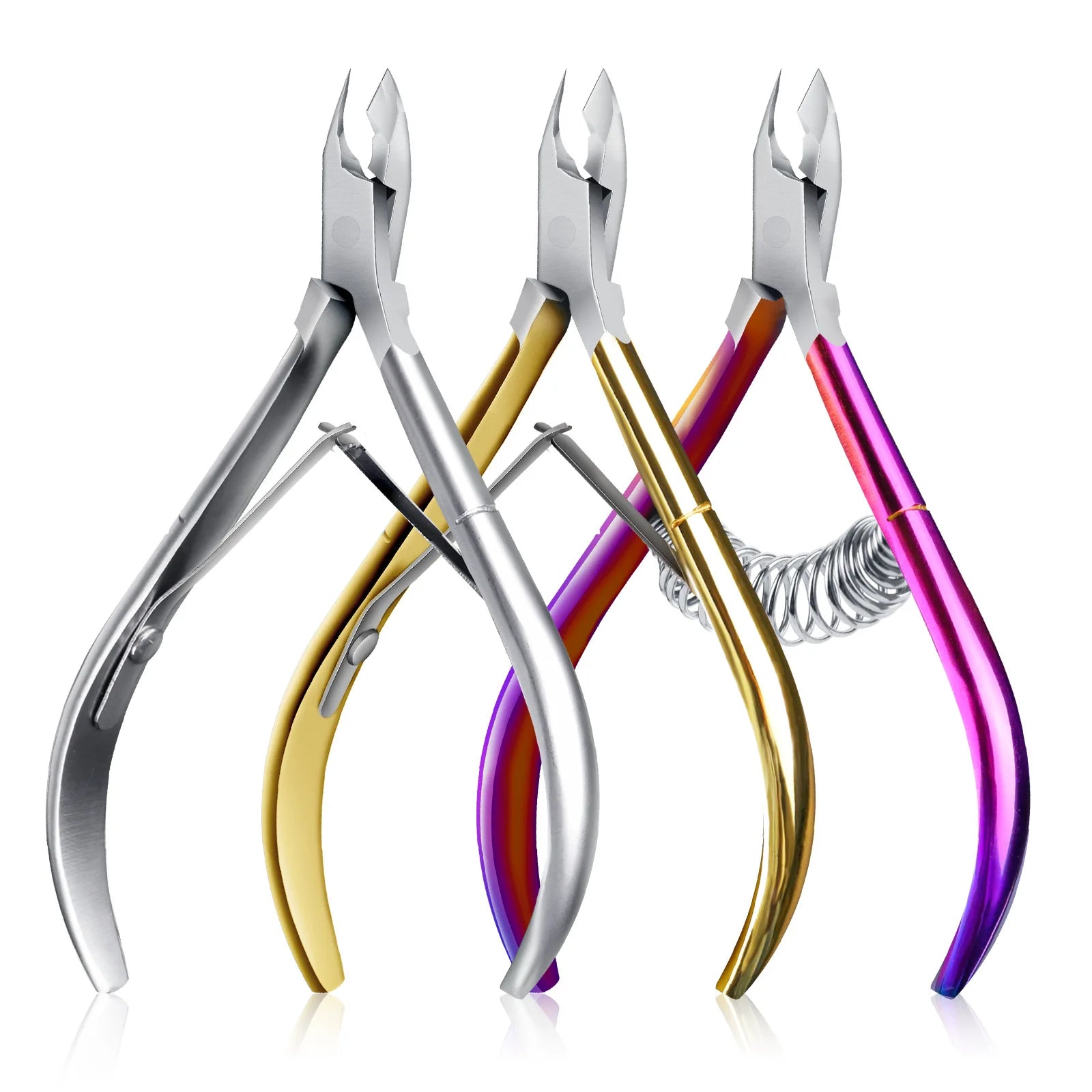 New Arrival Manicure Tools Stainless Steel Gold Cuticle Remover Nail Nippers for Beauty Care