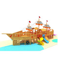 Original Factory Made Rose Wood Plastic Components Kids Outdoor Playground Customized Color Amusement Exercise Features Ages 3+