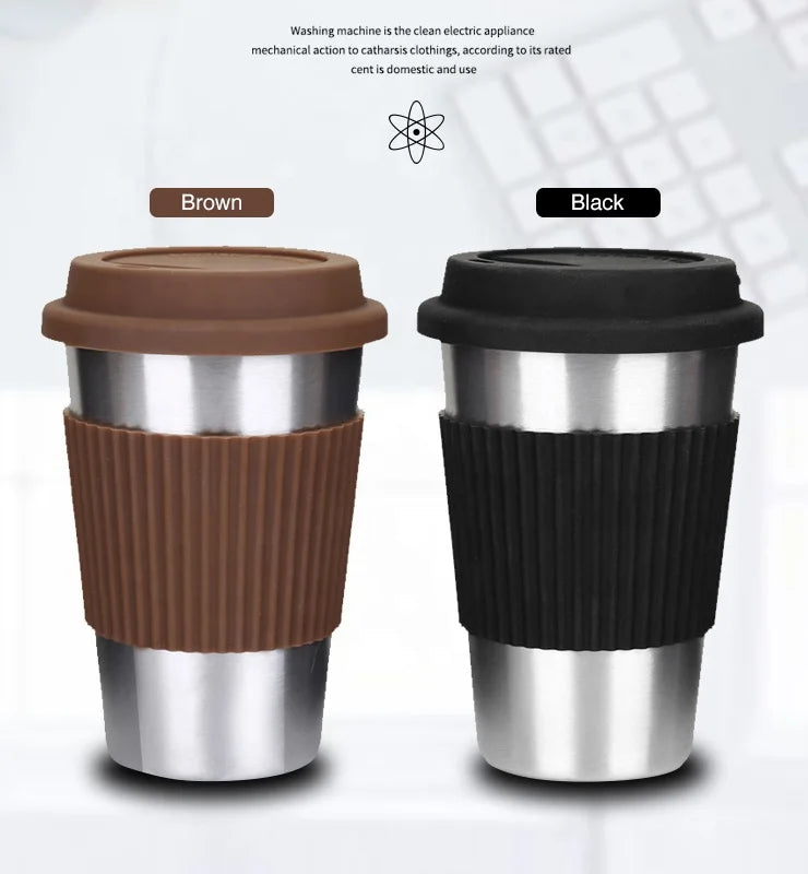 Smart Mugs Stainless Steel Vacuum Insulated Tumbler Cup Mug With Splash Proof Lid for Coffee & Tea