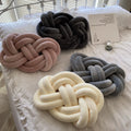 Hot Sale Hand-woven Rectangle Knot Cushion Pillows for Sofa  Cozy Kont Throw Pillows for Bedroom Sofa Home Decor Pillow