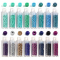 CJ Crystal Glass Seed Beads Bulk Bag Wholesale 4mm Colorful Glass Seed Beads with Lampwork 50g for DIY Accessories
