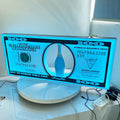 Newest Nightclub LED US Dollar Champagne Bottle Presenter American Bill 100 Currency Benjamin Money Glorifier Display