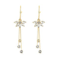 Creative Ice Flower Shape Rhinestone Earrings Girls Temperament Joker Personalized Earring