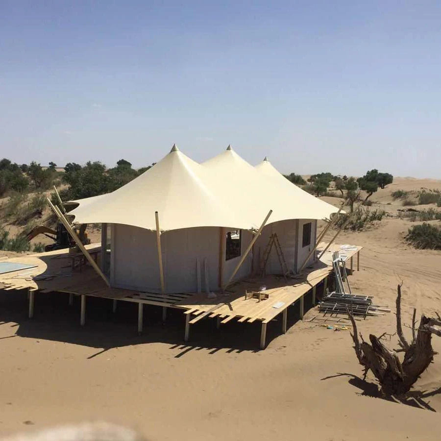 Tents Camping Outdoor Heavy Duty Canvas Glamping Safari Luxury Tents