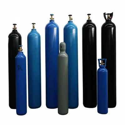 Hot Sales TPED ISO Certified 10L 20L 30L High Pressure 150BAR 200BAR Seamless Steel Helium Gas Cylinder with Plastic Handle