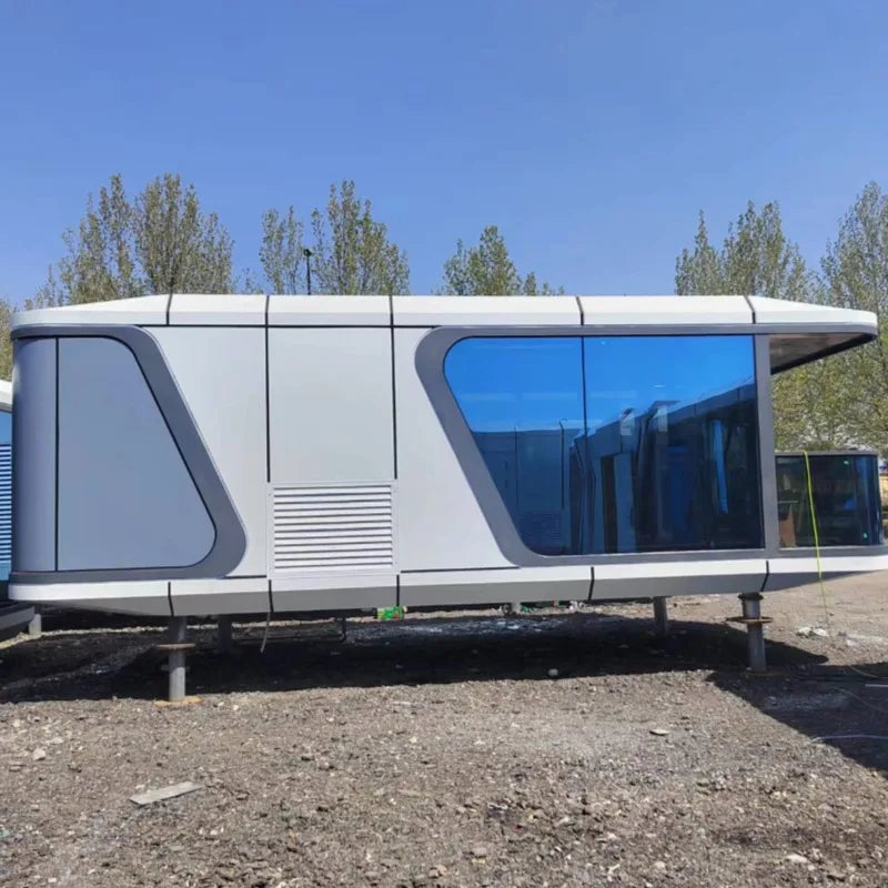 Luban Cabin 20ft and 40ft Eco-friendly Prefab Houses with Modular Portable and Foldable Features
